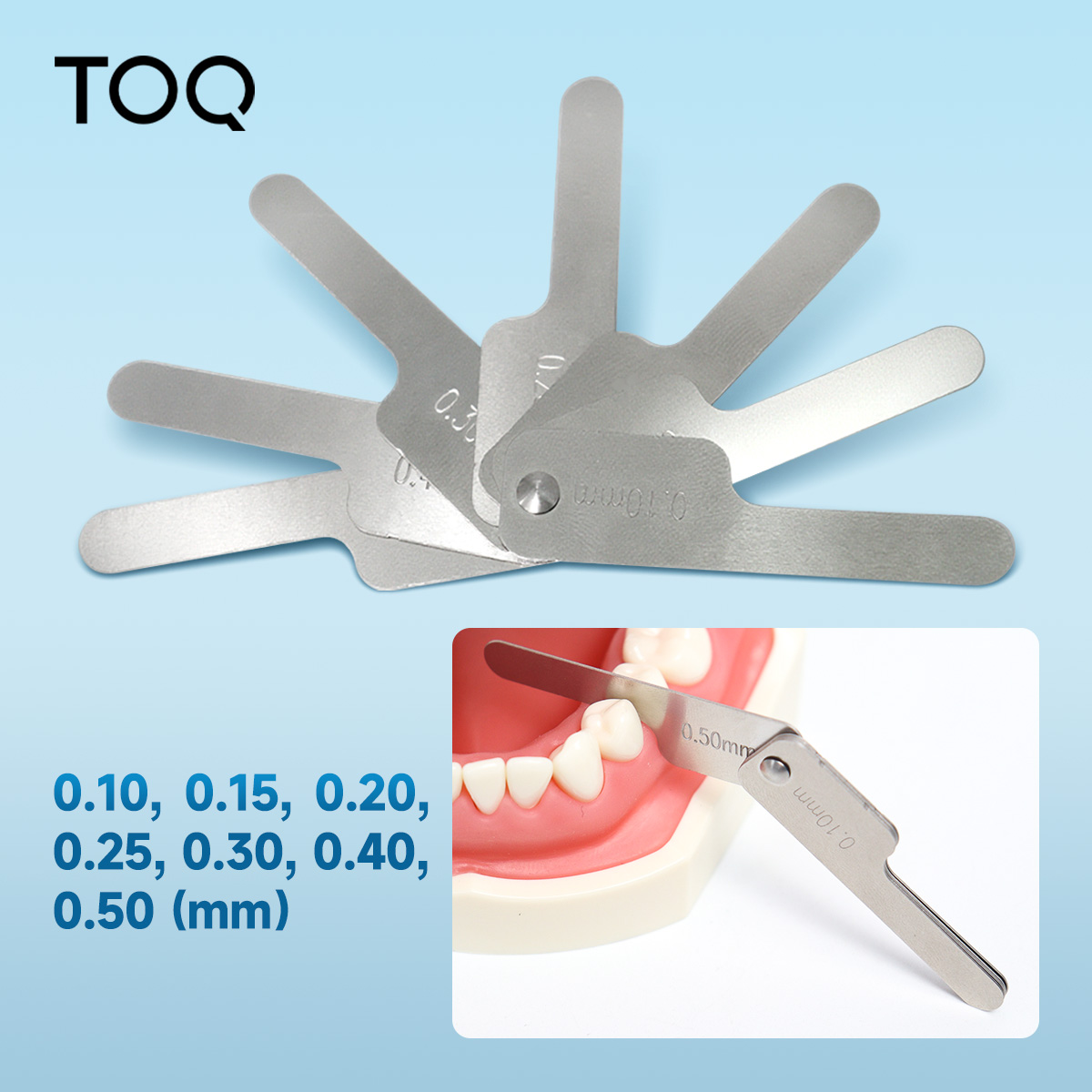 Seam Gauge Metal - Dental Interproximal Measuring Feeler Gauge Stainless