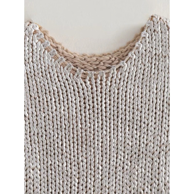 Women Knit Vest 2025 Autumn Ne - Sewing Vest ulasan dan harga