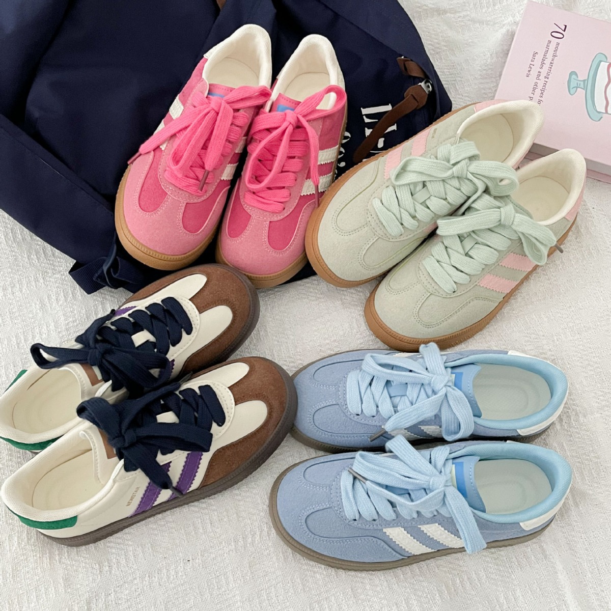 Vintage-style sneakers for wom - Sewing New ulasan dan harga