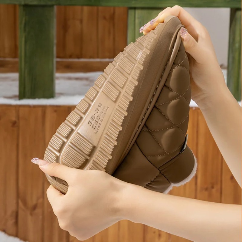 Winter Fleece Lined Slippers A - Sewing House ulasan dan harga