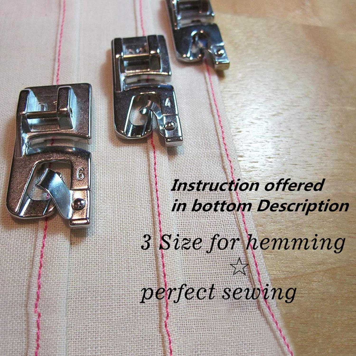 Narrow Rolled Hem Foot Sewing  - Sewing Hemming ulasan dan harga