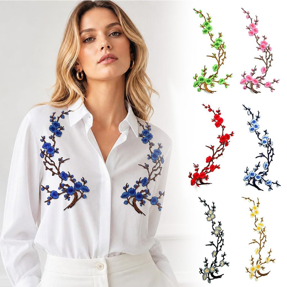 DIY Cherry Blossom Iron On Pat - Sewing Textiles ulasan dan harga