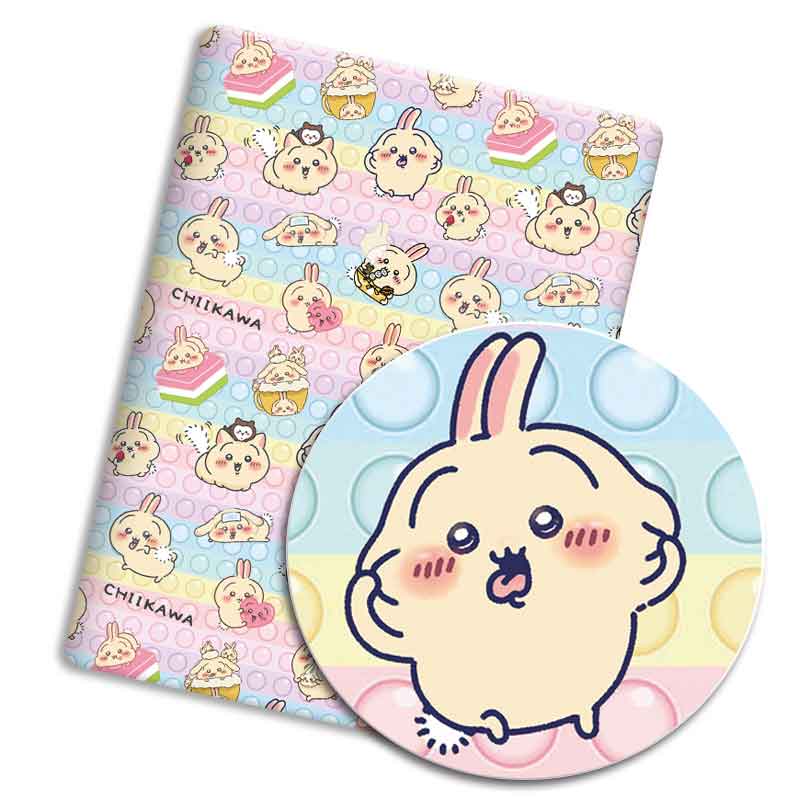 Hot Cartoon fabric 140x50CM co - Sewing Textiles ulasan dan harga