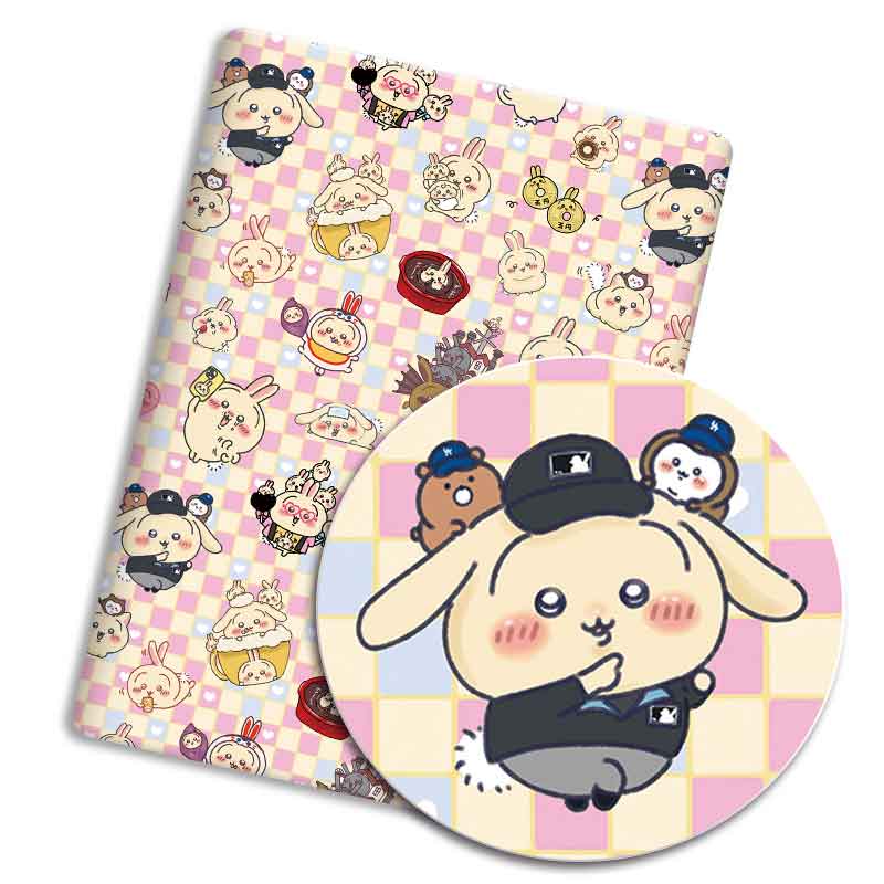 Hot Cartoon fabric 140x50CM co - Sewing Textiles ulasan dan harga