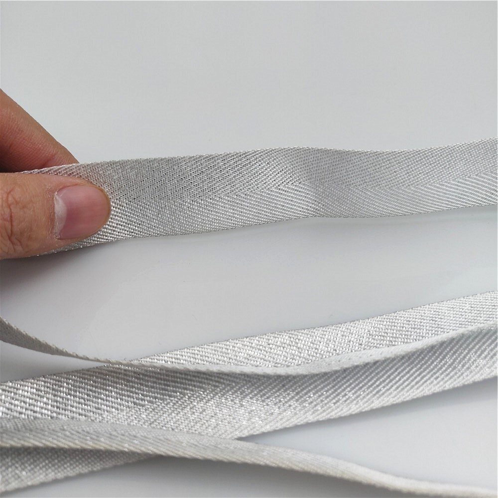 10-50mm Width Silver Twill Pol - Binding Tape Bias ulasan dan harga