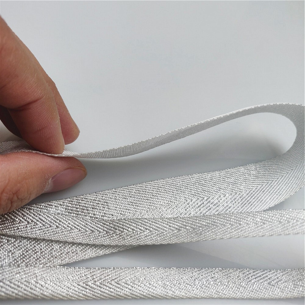 10-50mm Width Silver Twill Pol - Binding Tape Bias ulasan dan harga