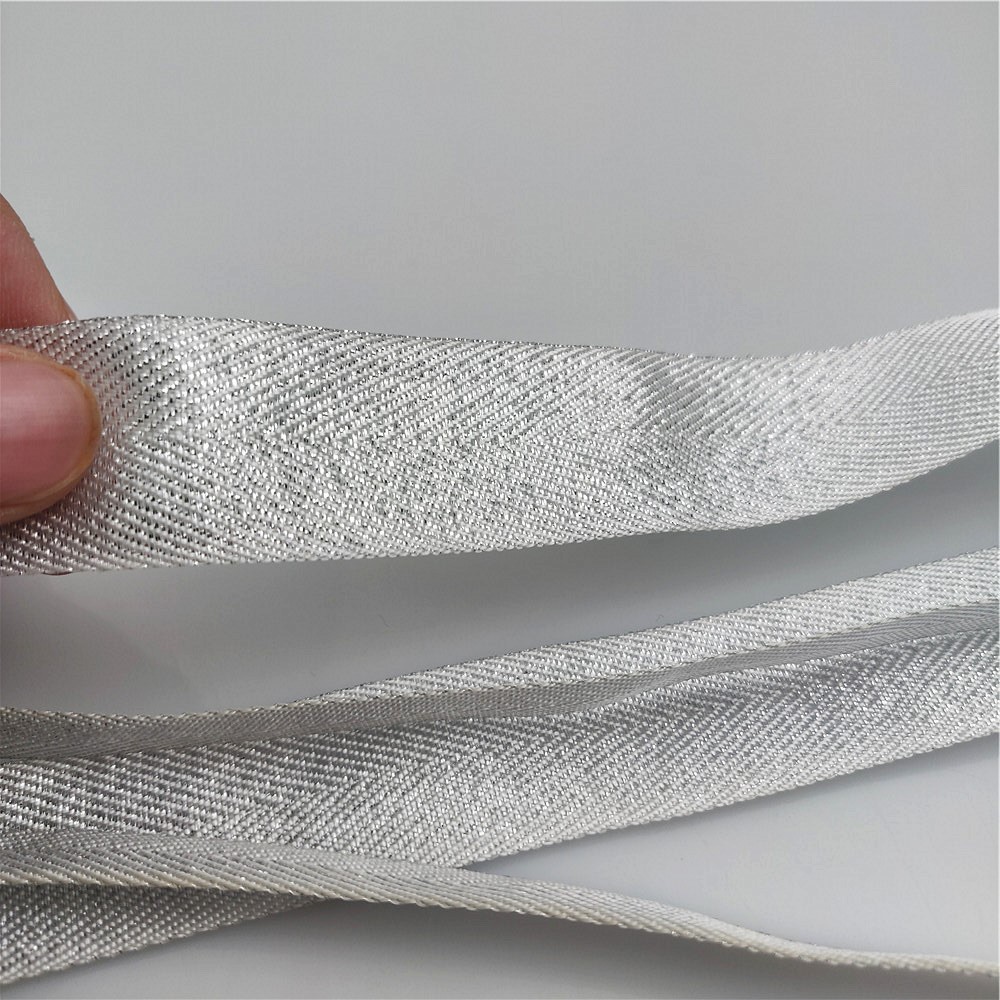 10-50mm Width Silver Twill Pol - Binding Tape Bias ulasan dan harga