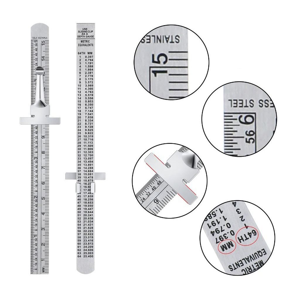 Detachable Clip Stainless Stee - Seam Gauge Metal ulasan dan harga