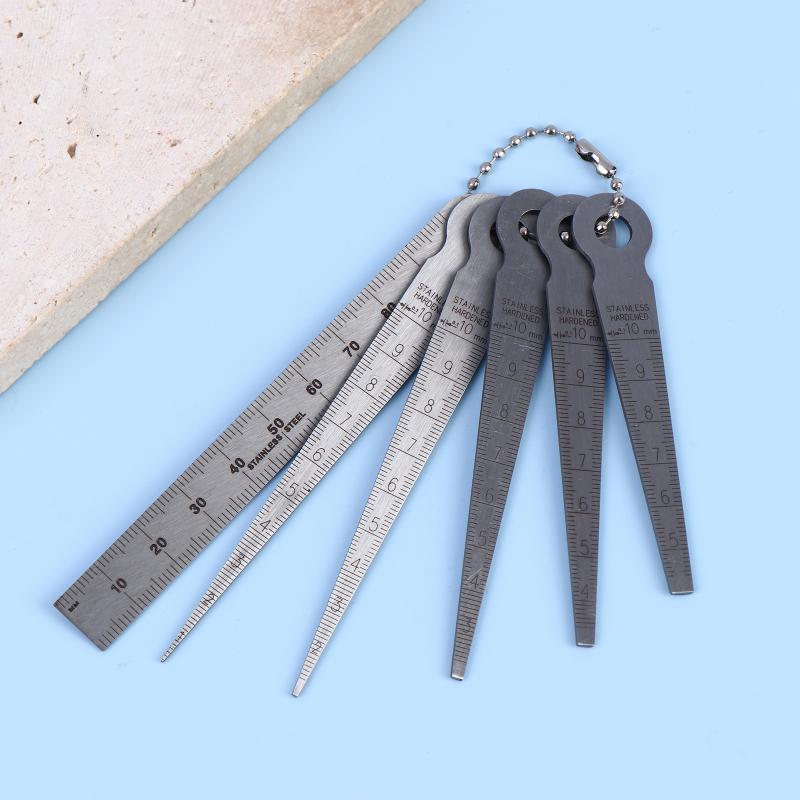 6Pcs Feeler Measuring Tool Tap - Seam Gauge Metal ulasan dan harga
