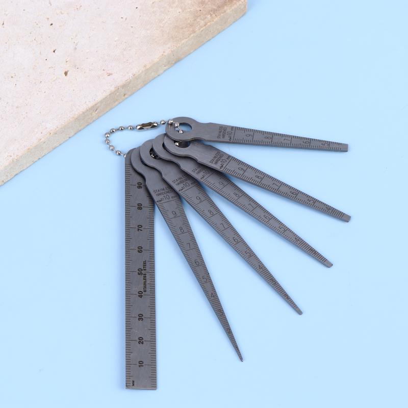 6Pcs Feeler Measuring Tool Tap - Seam Gauge Metal ulasan dan harga