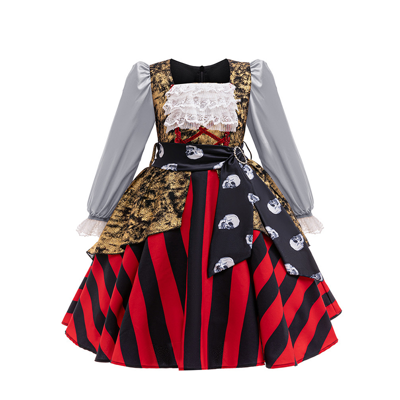 Kids Pirate Couple Costume Set - Sewing Vest ulasan dan harga