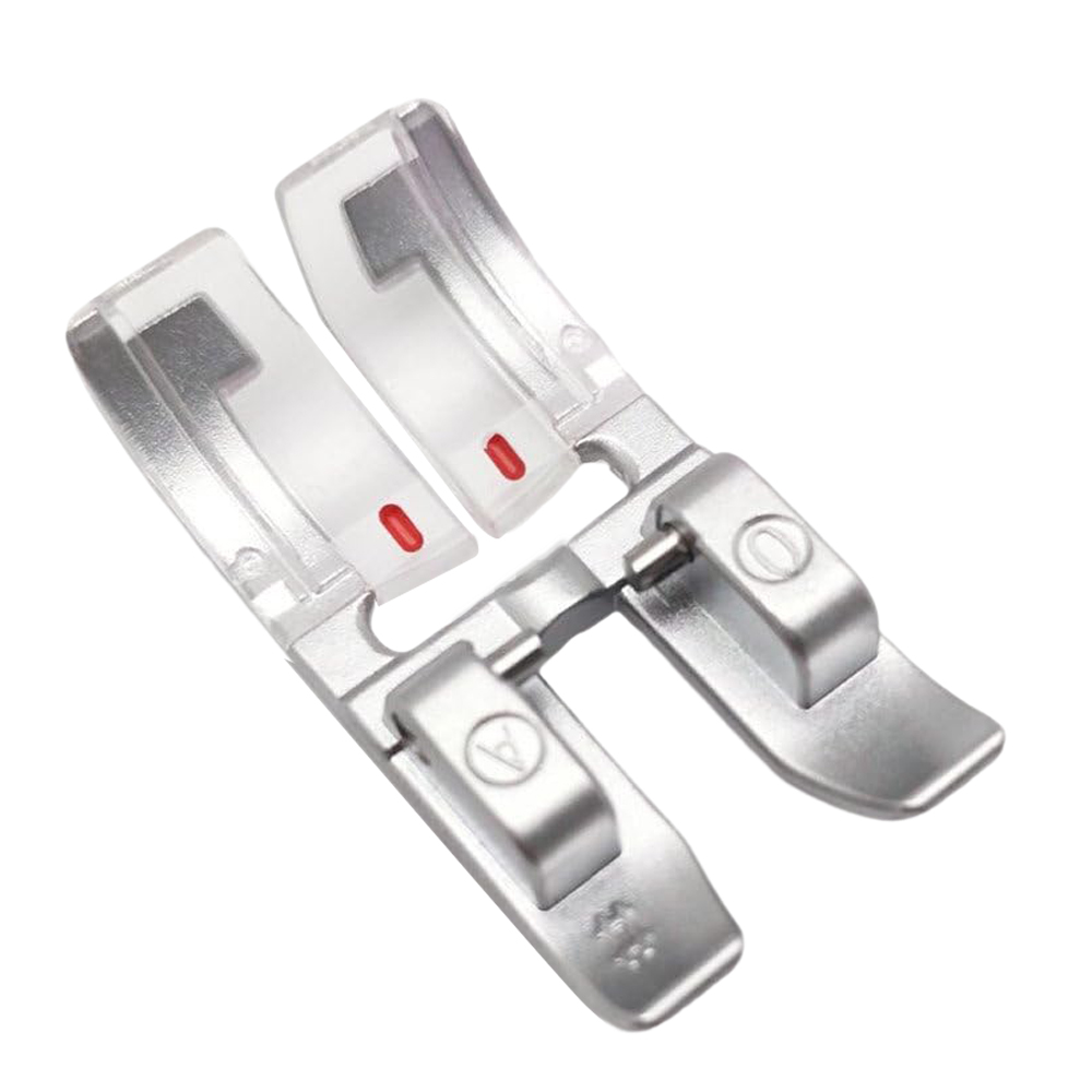 1Pc 9mm Zig Zag Presser Foot # - Seam Gauge Metal ulasan dan harga