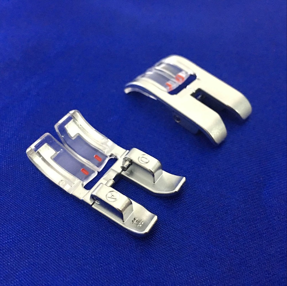 1Pc 9mm Zig Zag Presser Foot # - Seam Gauge Metal ulasan dan harga