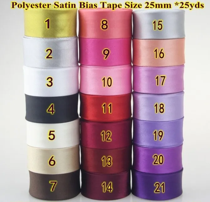 Polyester Satin Bias Tape Flan - Binding Tape Bias ulasan dan harga