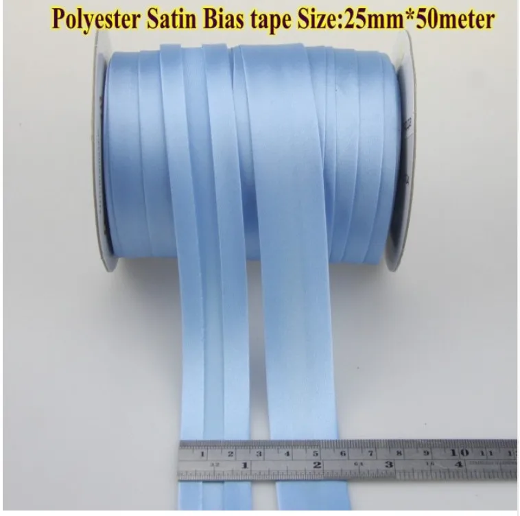 Polyester Satin Bias Tape Flan - Binding Tape Bias ulasan dan harga