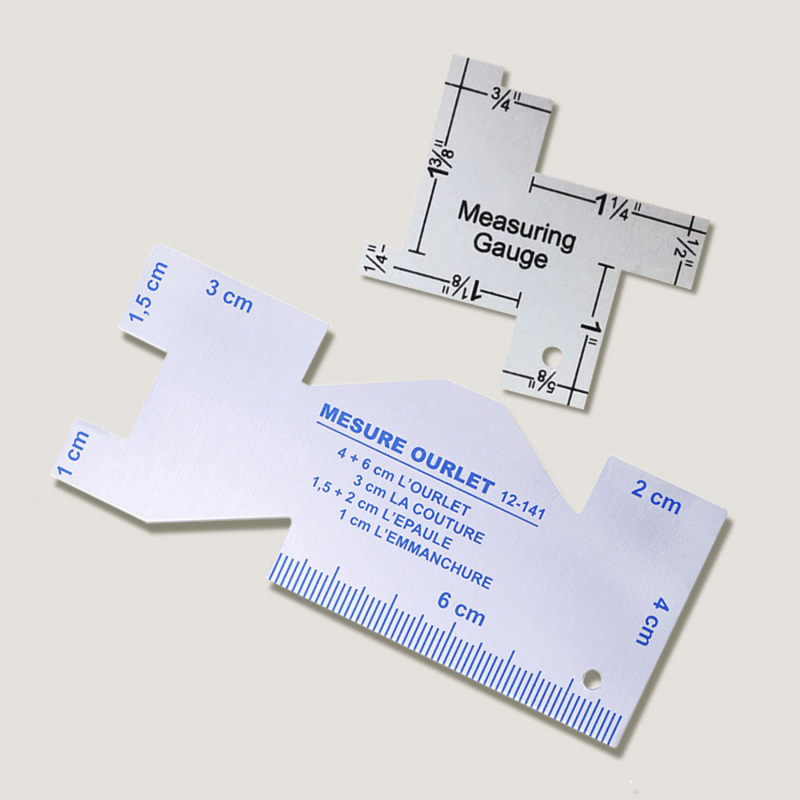 Seam Allowance Measuring Gauge - Seam Gauge Metal ulasan dan harga