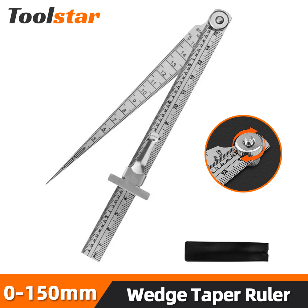 Toolstar Wedge Taper Ruler Sta - Seam Gauge Metal ulasan dan harga