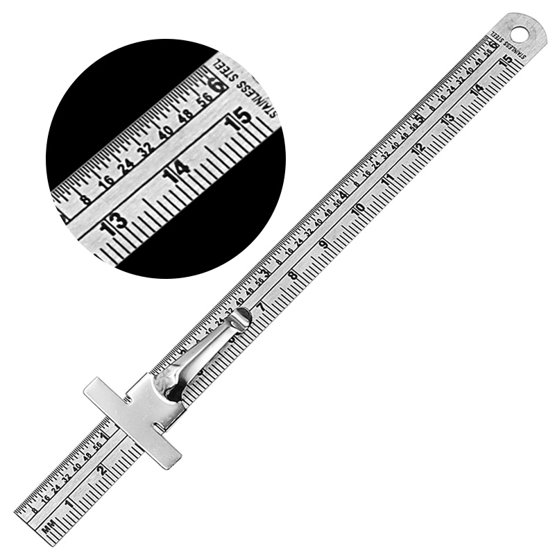 Toolstar Wedge Taper Ruler Sta - Seam Gauge Metal ulasan dan harga