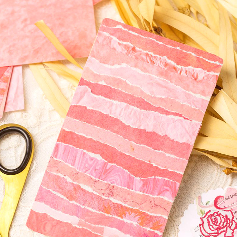 100 Pcs Colorful Texture Backg - Pattern Tissue Paper ulasan dan harga