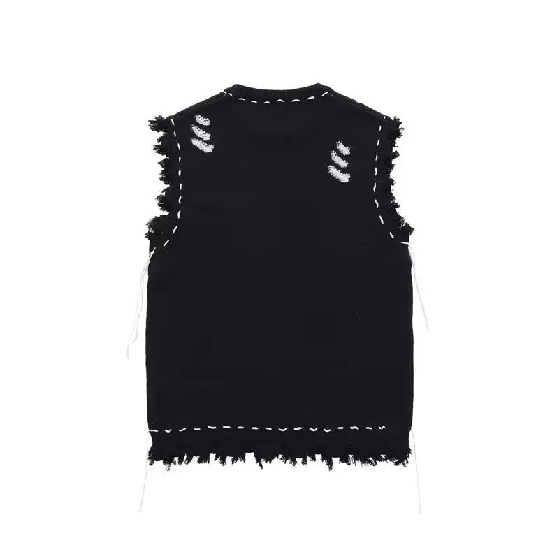 Knitted Sweaters for Men Hippi - Sewing Vest ulasan dan harga