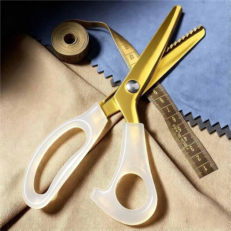 [NEWA64Z!】 Gold Titanium Blade - Sewing Zigzag ulasan dan harga