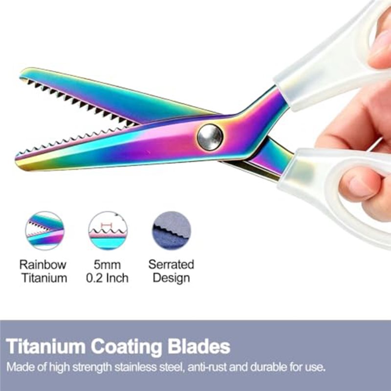 [NEWA64Z!】 Gold Titanium Blade - Sewing Zigzag ulasan dan harga