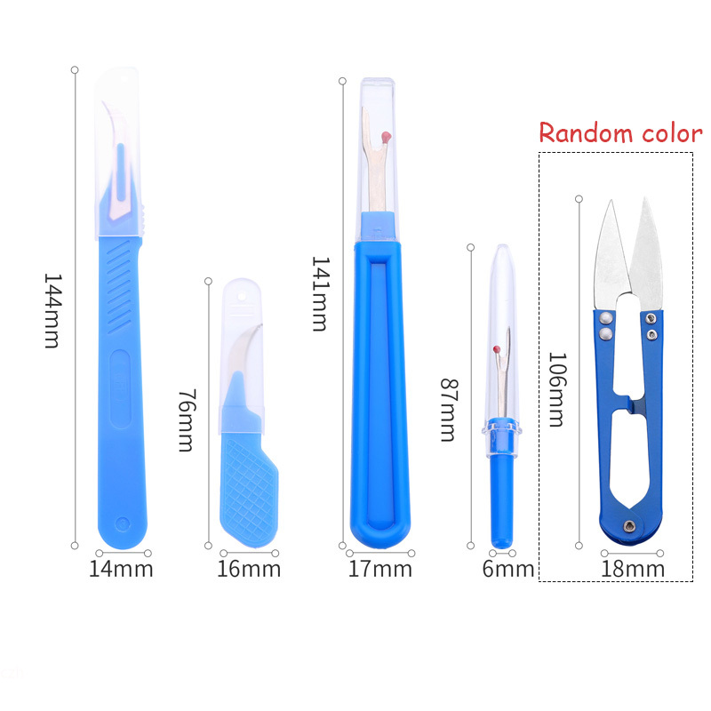 2026 new 5Pcs Blue Sewing Ripp - Sewing Kit ulasan dan harga