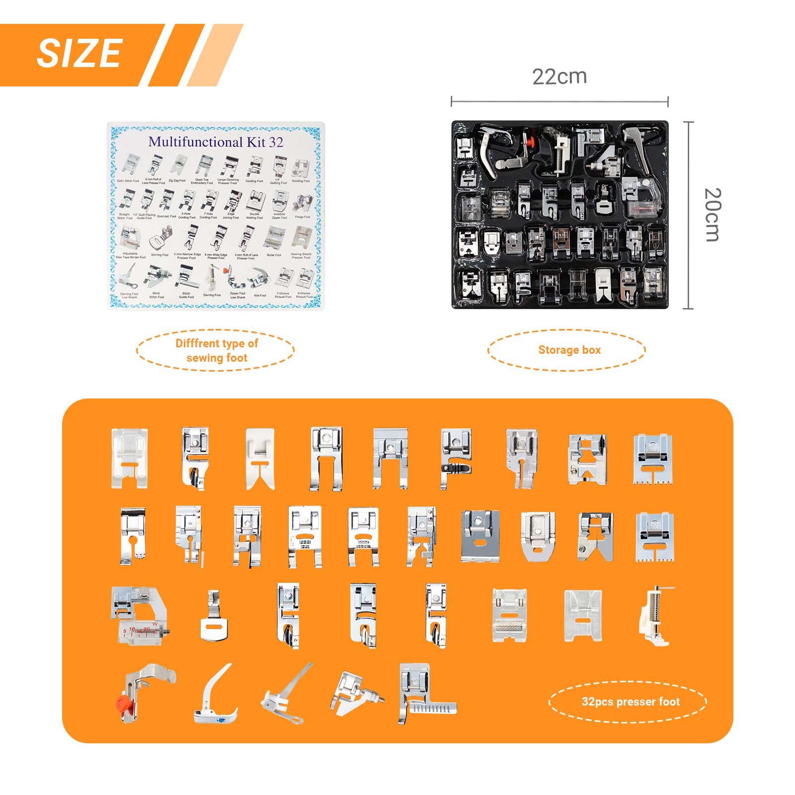 32 in 1 Multi-Function Sewing  - Sewing Kit ulasan dan harga