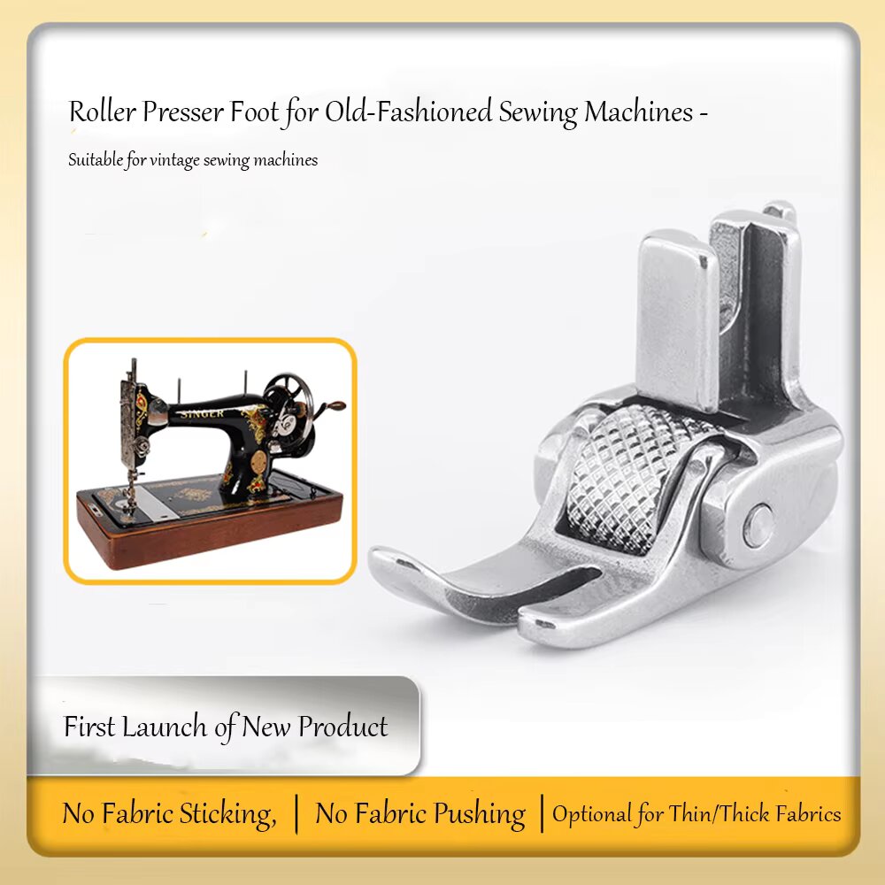 All Steel Roller Presser Foot  - Sewing Machine Fabric ulasan dan harga