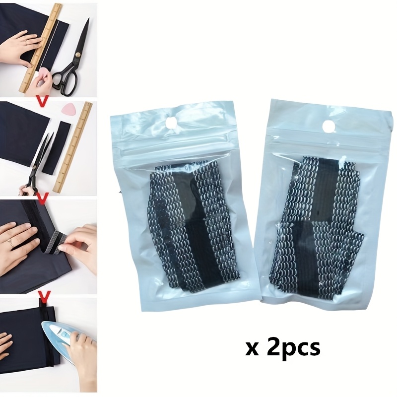 2pcs/pack 1m Self-Adhesive Pan - Sewing Hemming ulasan dan harga