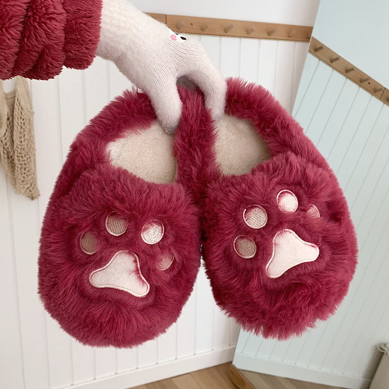 Women Indoor Furry Slippers Cu - Sewing House ulasan dan harga