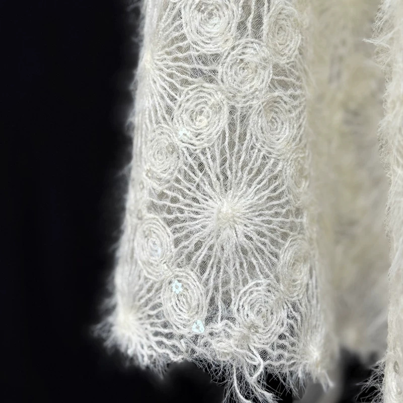 1yard Fashion Design Wedding D - Sewing Embroidery Fabric ulasan dan harga