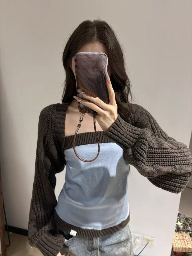 Y2k Aesthetic Two Pieces Set K - Sewing Vest ulasan dan harga
