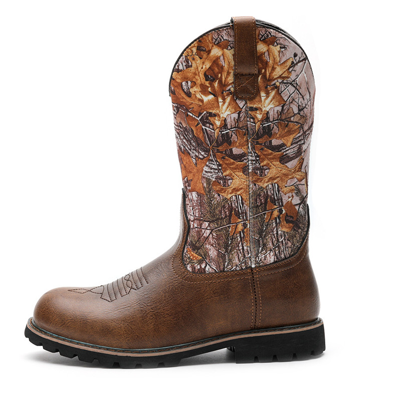 Men's Boots Classic Handmade E - Sewing Embroidery Fabric ulasan dan harga