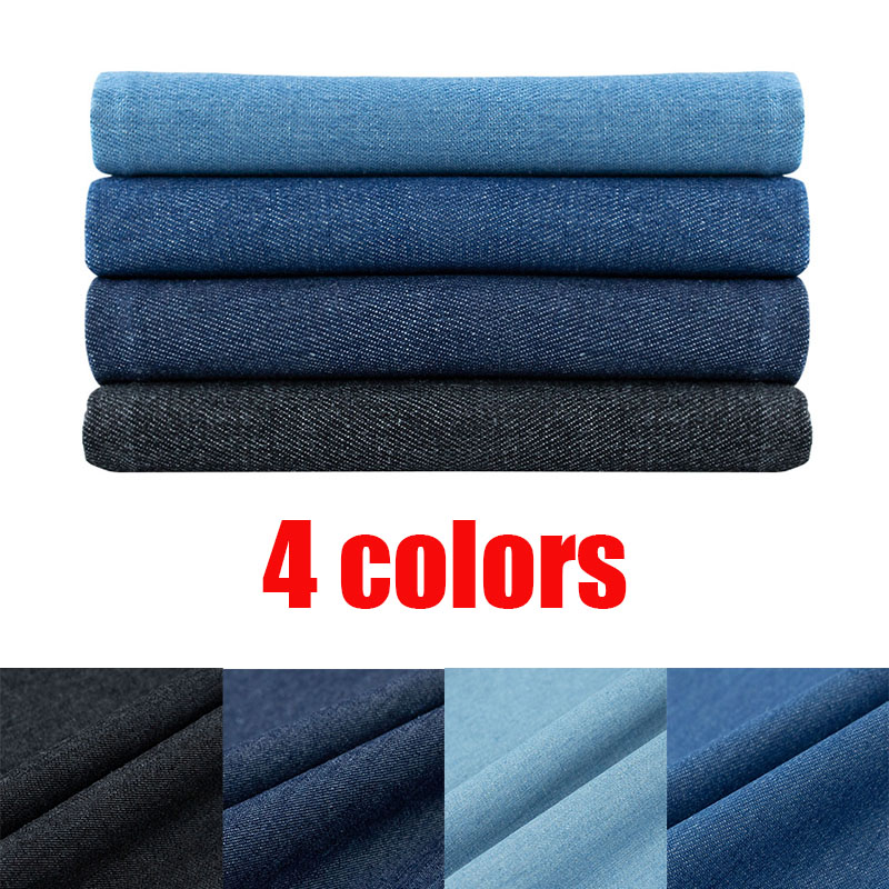 4 Pieces of 50*50 Cm Denim Fab - Sewing Embroidery Fabric ulasan dan harga