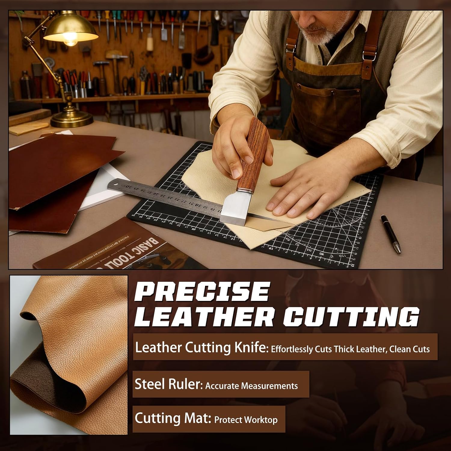 Leather Working Kit, Leather W - Sewing Kit ulasan dan harga