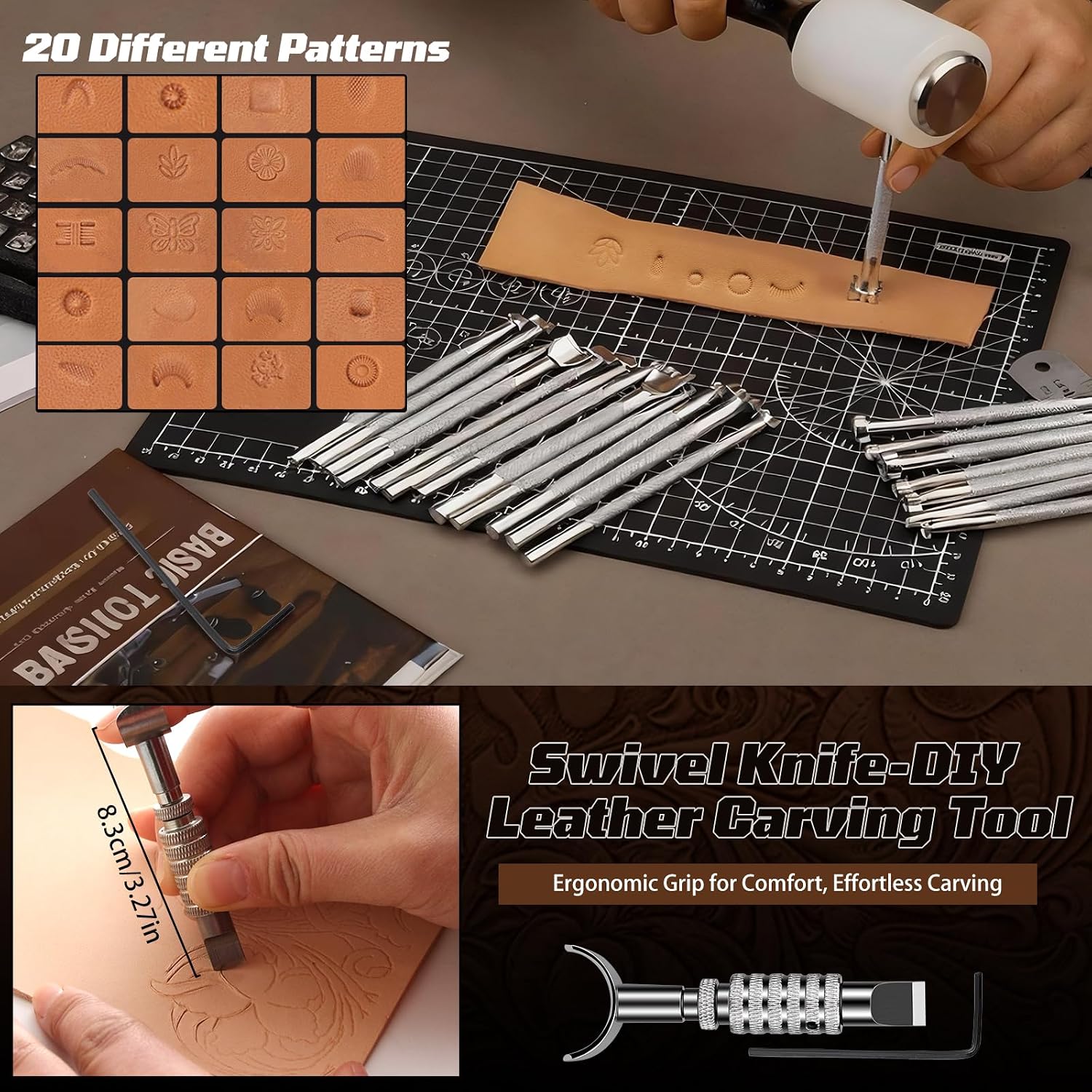 Leather Working Kit, Leather W - Sewing Kit ulasan dan harga