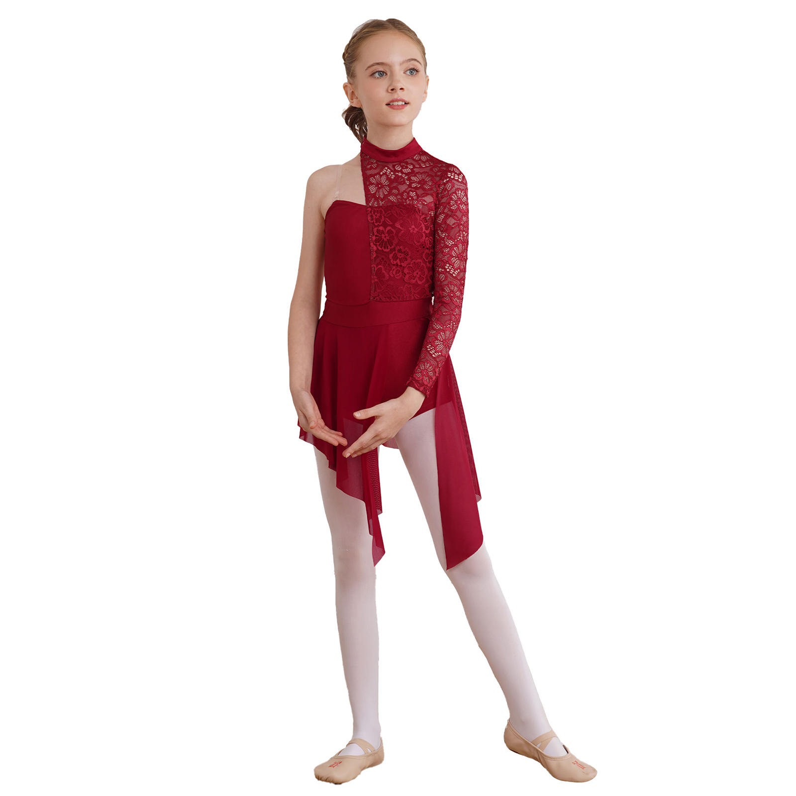 Kids Girls Gymnastics Jersey F - Sewing Vest ulasan dan harga