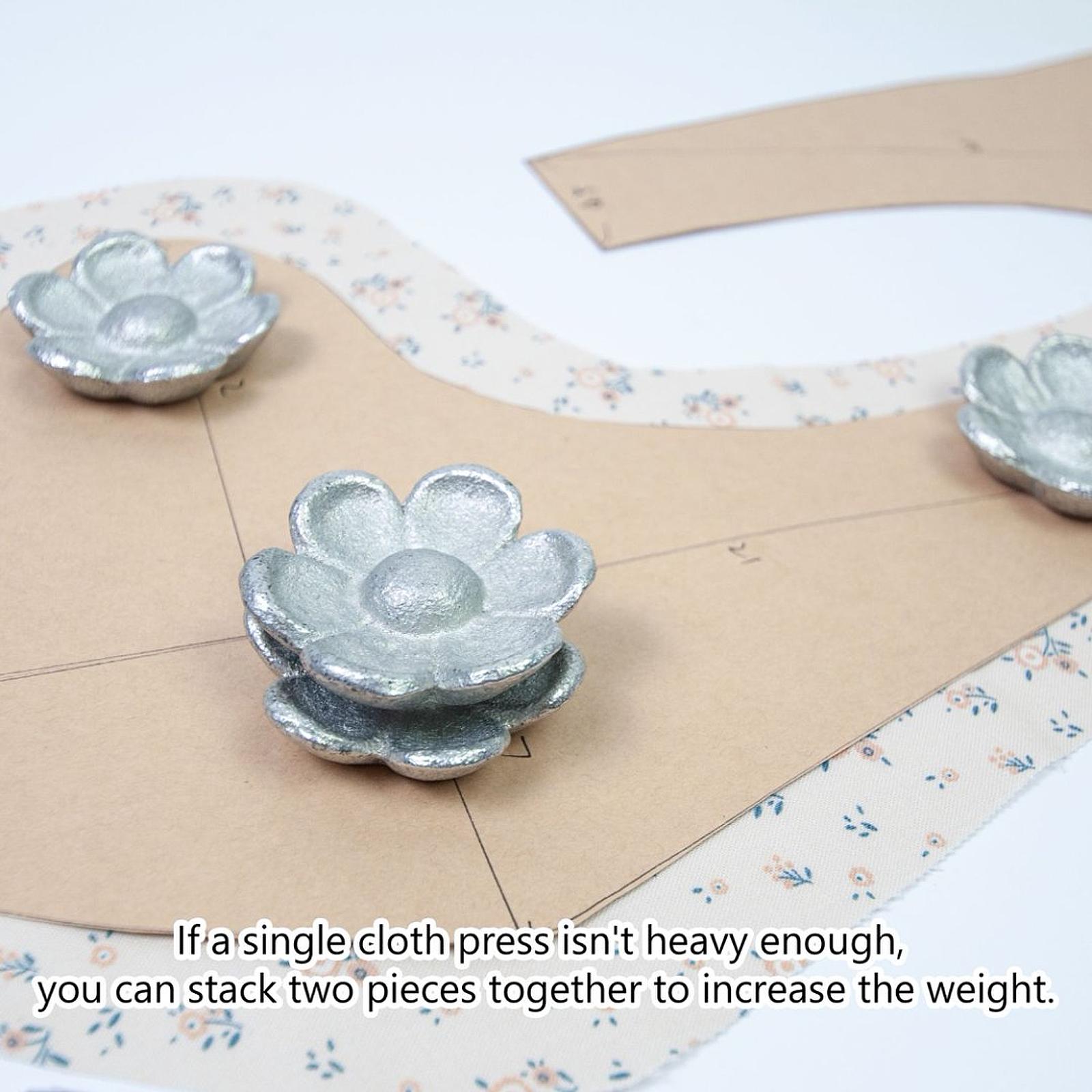 4pcs Iron Pattern Fabric Cutti - Fabric Weight Set ulasan dan harga