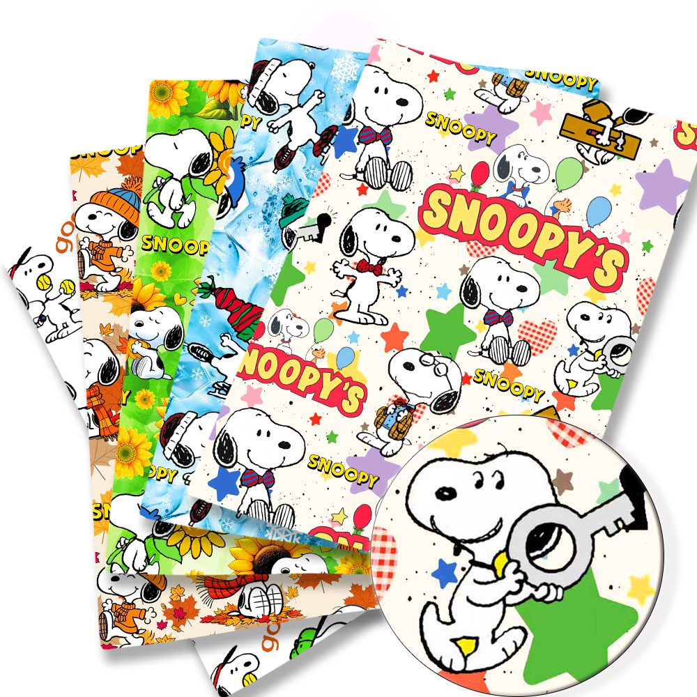 TAKARA TOMY Snoopy fabric140x5 - Sewing Textiles ulasan dan harga