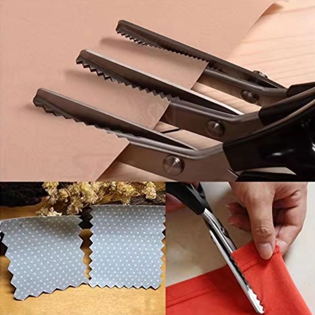 Stainless Steel Pinking Scisso - Sewing Zigzag ulasan dan harga