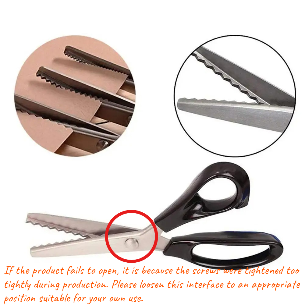 Stainless Steel Pinking Scisso - Sewing Zigzag ulasan dan harga
