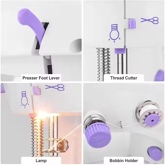 Mini Electric Domestic Home Us - Sewing In Textile Industry ulasan dan harga