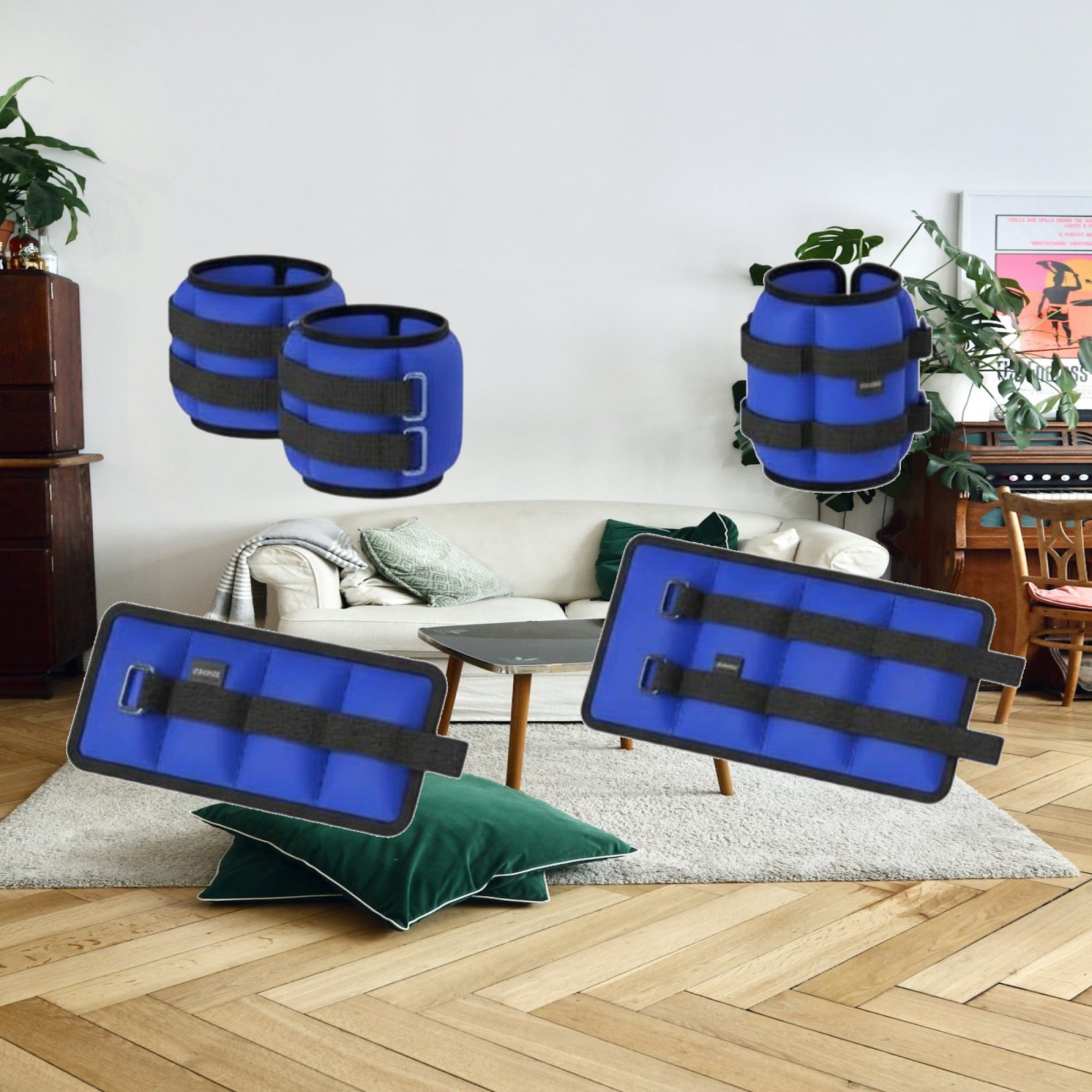 Leg Sandbag 1kg Ankle Weights  - Fabric Weight Set ulasan dan harga