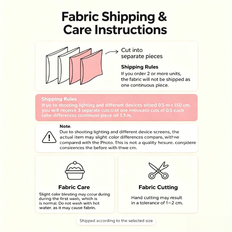 Mixed‑Blend Fabric with Girl P - Sewing Textiles ulasan dan harga