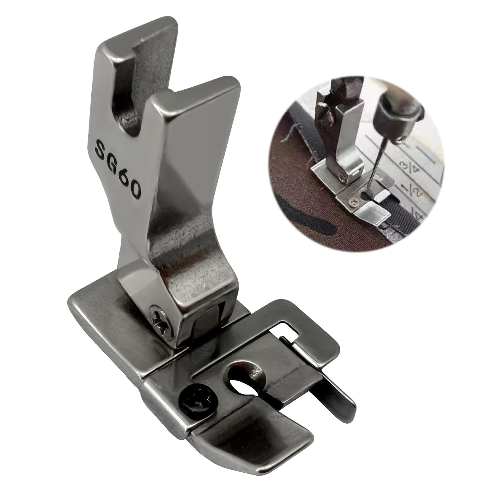 1/4 Inch Seam Foot #SG60 With  - Seam Gauge Metal ulasan dan harga