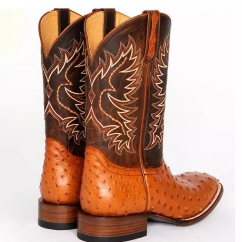 Men High Boots Embroidery Retr - Sewing Embroidery Fabric ulasan dan harga