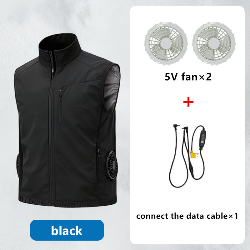 Summer Men'S Heatstroke Preven - Sewing Vest ulasan dan harga