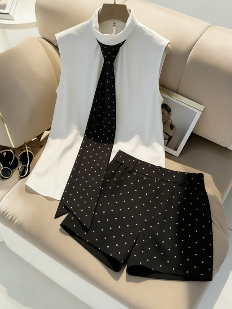 Old Money Tailored Shorts & Ve - Sewing Vest ulasan dan harga
