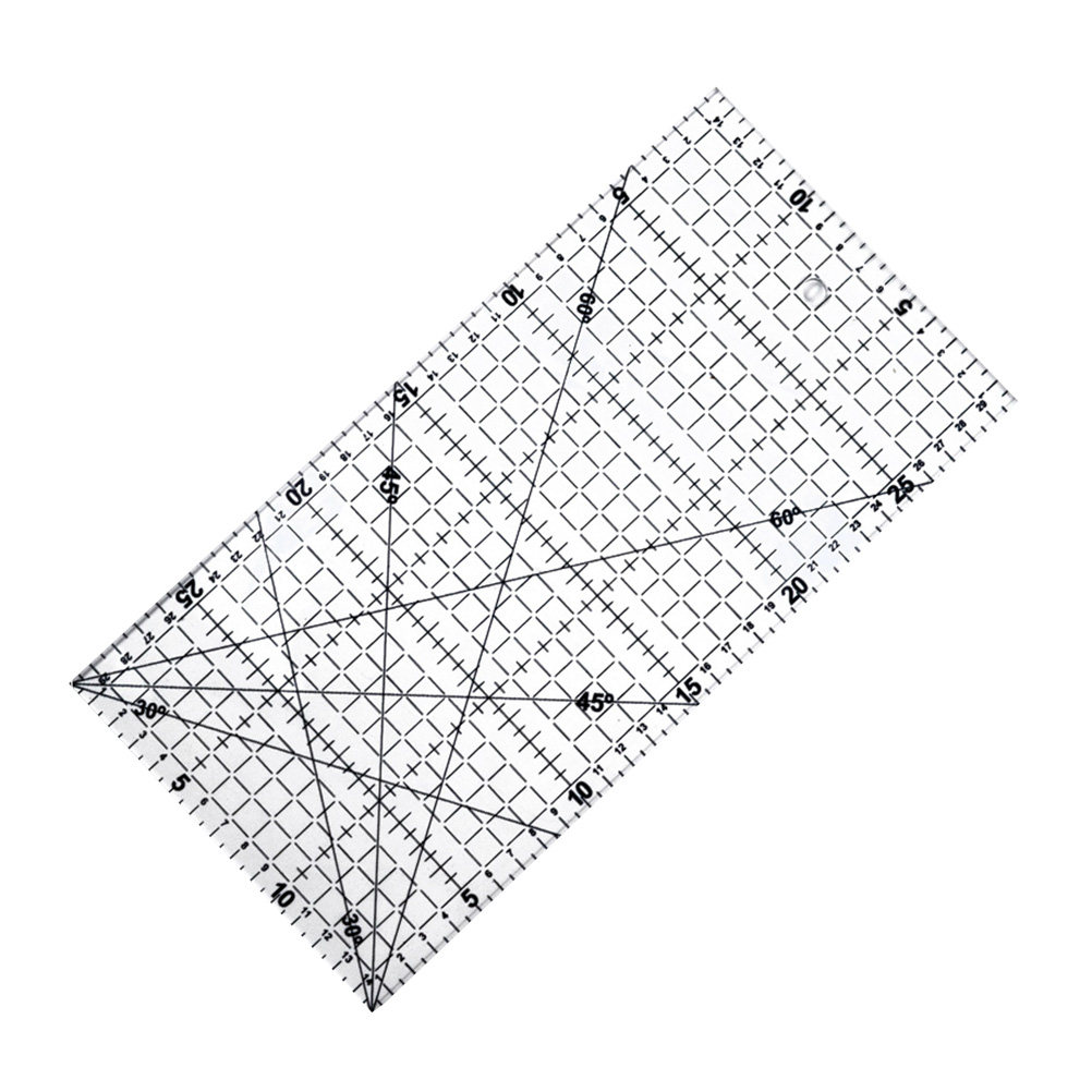 Sewing Ruler Straight Measurin - Sewing Hemming ulasan dan harga